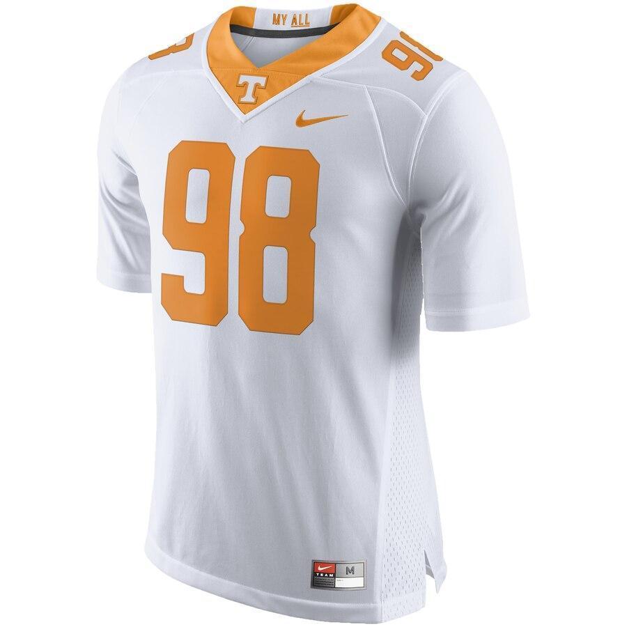 #98 Tennessee Volunteers Nike Limited Jersey - White