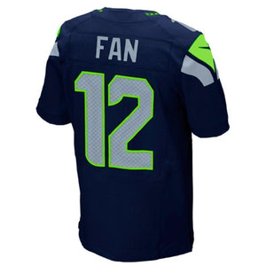 12s Seattle Seahawks Nike Elite Jersey - College Navy