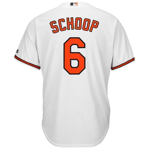 Jonathan Schoop Baltimore Orioles Majestic Cool Base Home Player Jersey - White