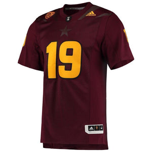 Arizona State Sun Devils adidas Team Premier Football Jersey - Maroon