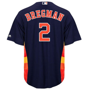 Alex Bregman Houston Astros Majestic Fashion Official Cool Base Replica Player Jersey - Navy