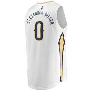 Nickeil Alexander-Walker New Orleans Pelicans Fanatics Branded Fast Break Jersey White - Association Edition