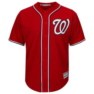 Adam Eaton Washington Nationals Majestic Alternate Official Cool Base Replica Player Jersey - Scarlet