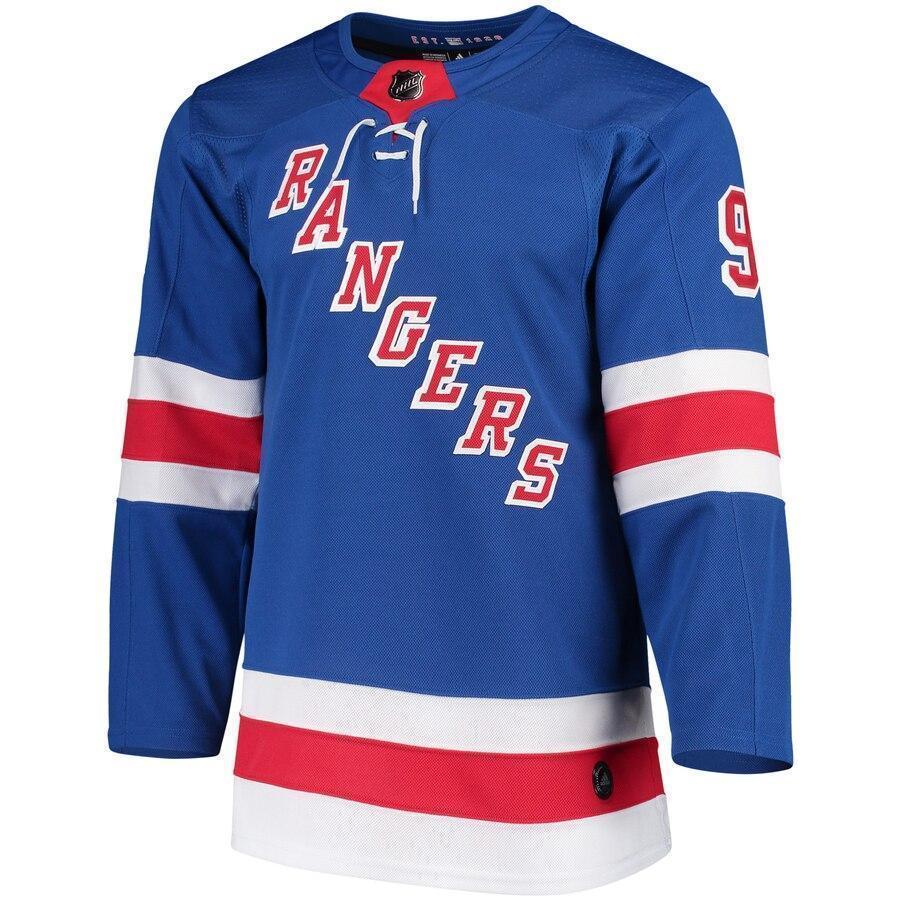 Mika Zibanejad New York Rangers adidas Player Jersey - Blue