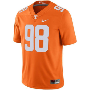 #98 Tennessee Volunteers Nike Limited Football Jersey - Tennessee Orange