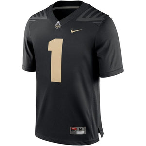 Purdue Boilermakers Nike Team Game Football Jersey - Black