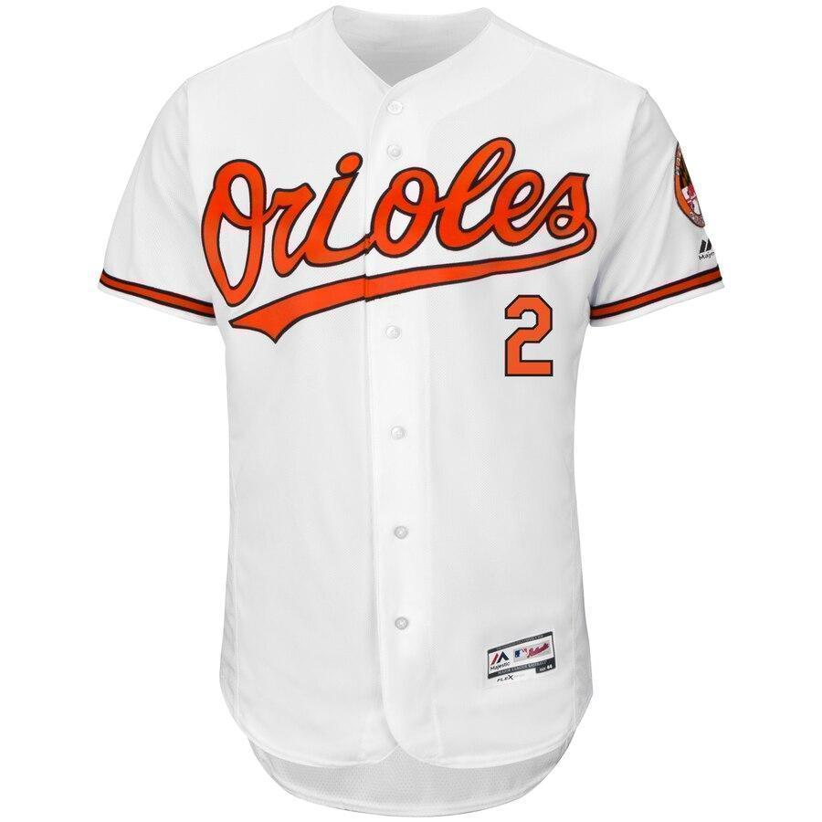 JJ Hardy Baltimore Orioles Majestic Home Flex Base Collection Player Jersey - White