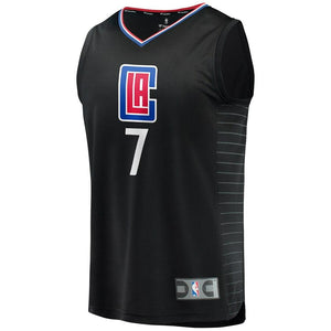 Amir Coffey LA Clippers Fanatics Branded Fast Break Replica Player Jersey Black - Statement Edition