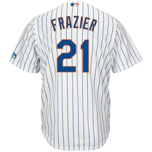 Todd Frazier New York Mets Majestic Official Cool Base Player Jersey – White/Royal