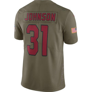 David Johnson Arizona Cardinals Nike Salute To Service Limited Jersey - Olive