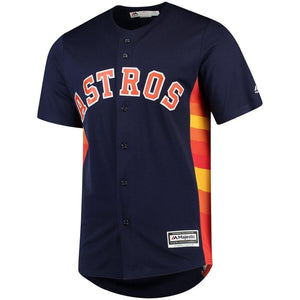 George Springer Houston Astros Majestic Official Cool Base Player Jersey - Navy