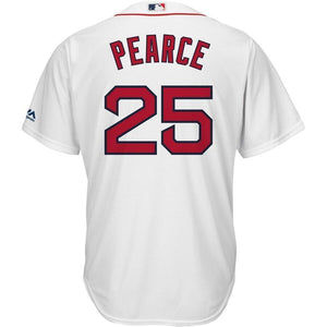 Steve Pearce Boston Red Sox Majestic Home Official Cool Base Player Jersey - White