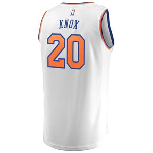 Kevin Knox New York Knicks Fanatics Branded Fast Break Jersey - Association Edition - White