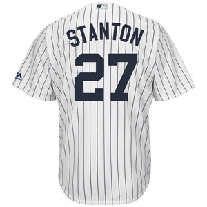 Giancarlo Stanton New York Yankees Majestic Cool Base Replica Player Jersey - White