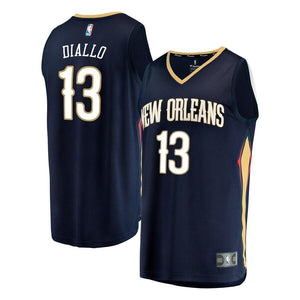 Cheick Diallo New Orleans Pelicans Fanatics Branded Fast Break Player Jersey - Icon Edition - Navy