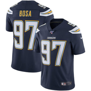 Joey Bosa Los Angeles Chargers Nike 100th Season Vapor Limited Jersey - Navy