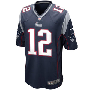 Tom Brady New England Patriots Nike Game Jersey - Navy Blue