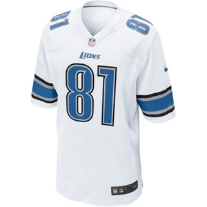 Calvin Johnson Detroit Lions Nike Game Jersey - White