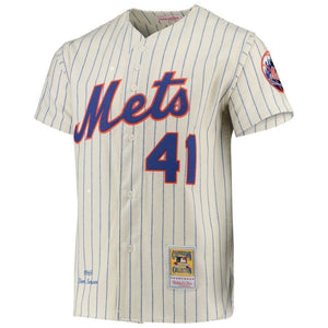 Tom Seaver New York Mets Mitchell & Ness Cooperstown Collection Jersey – Cream