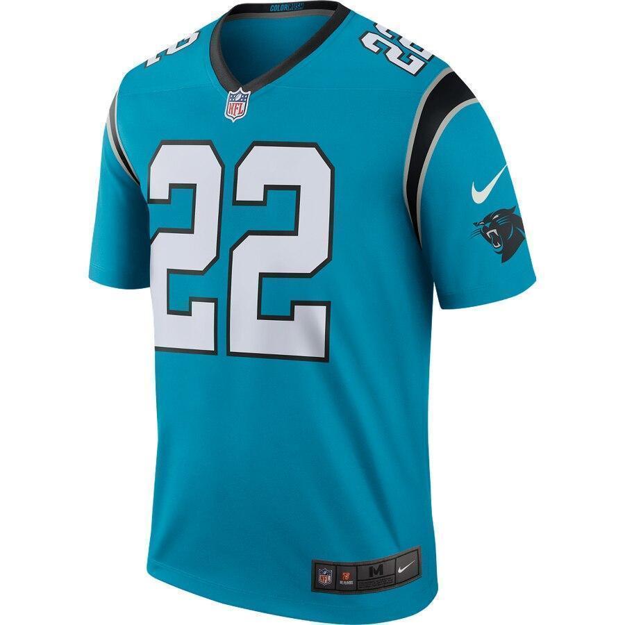 Christian McCaffrey Carolina Panthers Nike Color Rush Legend Jersey - Blue