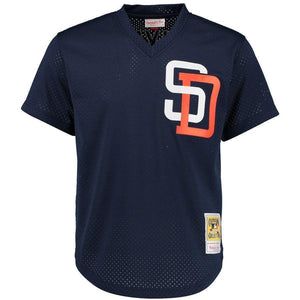 Tony Gwynn San Diego Padres Mitchell & Ness Cooperstown Mesh Batting Practice Jersey - Navy