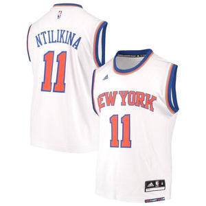 Frank Ntilikina New York Knicks adidas Home Jersey - White