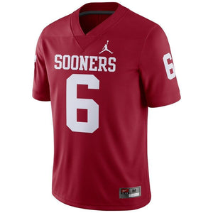 Baker Mayfield Oklahoma Sooners Jordan Brand Alumni Player Jersey - Crimson