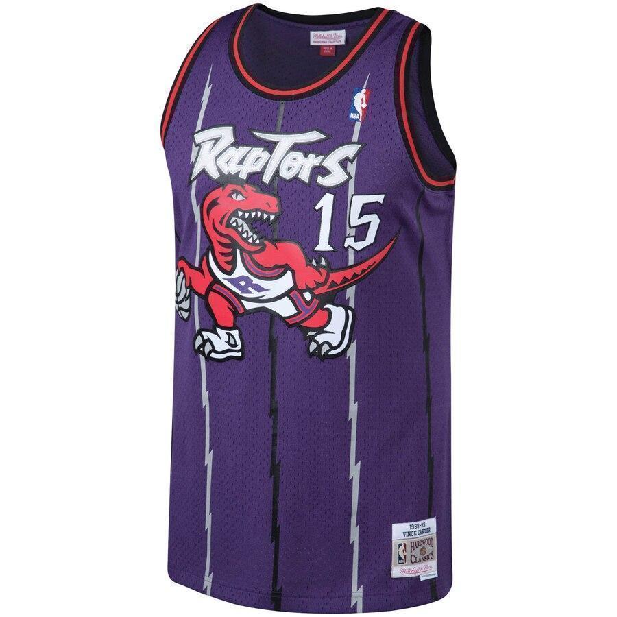 Vince Carter Toronto Raptors Mitchell & Ness  Hardwood Classics Jersey – Purple