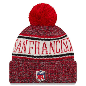 San Francisco 49ers New Era 2019 Knit Hat – Scarlet