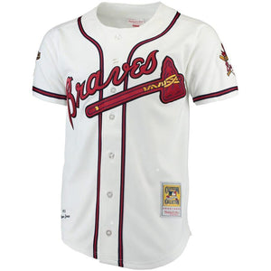 Chipper Jones Atlanta Braves Mitchell & Ness Jersey - White