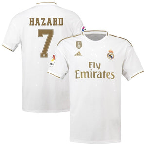 Eden Hazard Real Madrid Home Soccer Jersey 2019-20 Jersey – White