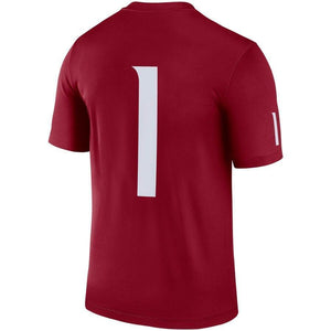 #1 Washington State Cougars Nike Legend Jersey - Crimson