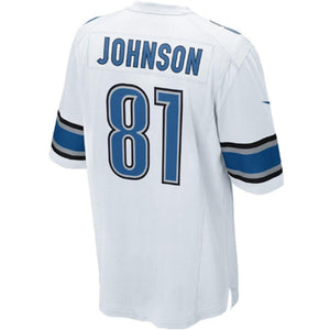 Calvin Johnson Detroit Lions Nike Game Jersey - White