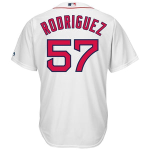 Eduardo Rodriguez Boston Red Sox Majestic Home Cool Base Replica Player Jersey - White