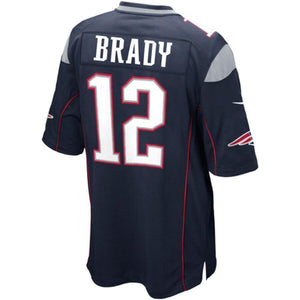 Tom Brady New England Patriots Nike Game Jersey - Navy Blue