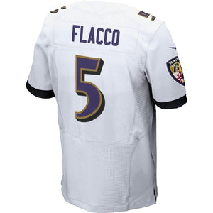 Joe Flacco Baltimore Ravens Nike Elite Jersey - White