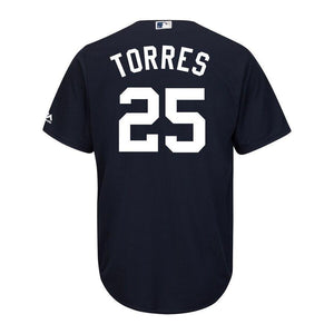 Gleyber Torres New York Yankees Majestic Alternate Official Cool Base Jersey - Navy