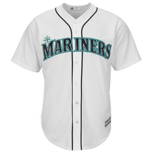 Seattle Mariners Majestic Official Cool Base Jersey - White