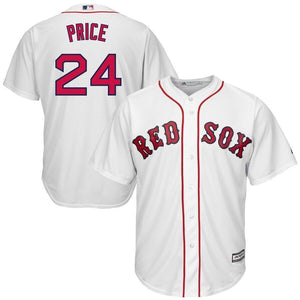 David Price Boston Red Sox Majestic Official Cool Base Player Jersey - White