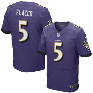 Joe Flacco Baltimore Ravens Nike Elite Jersey - Purple