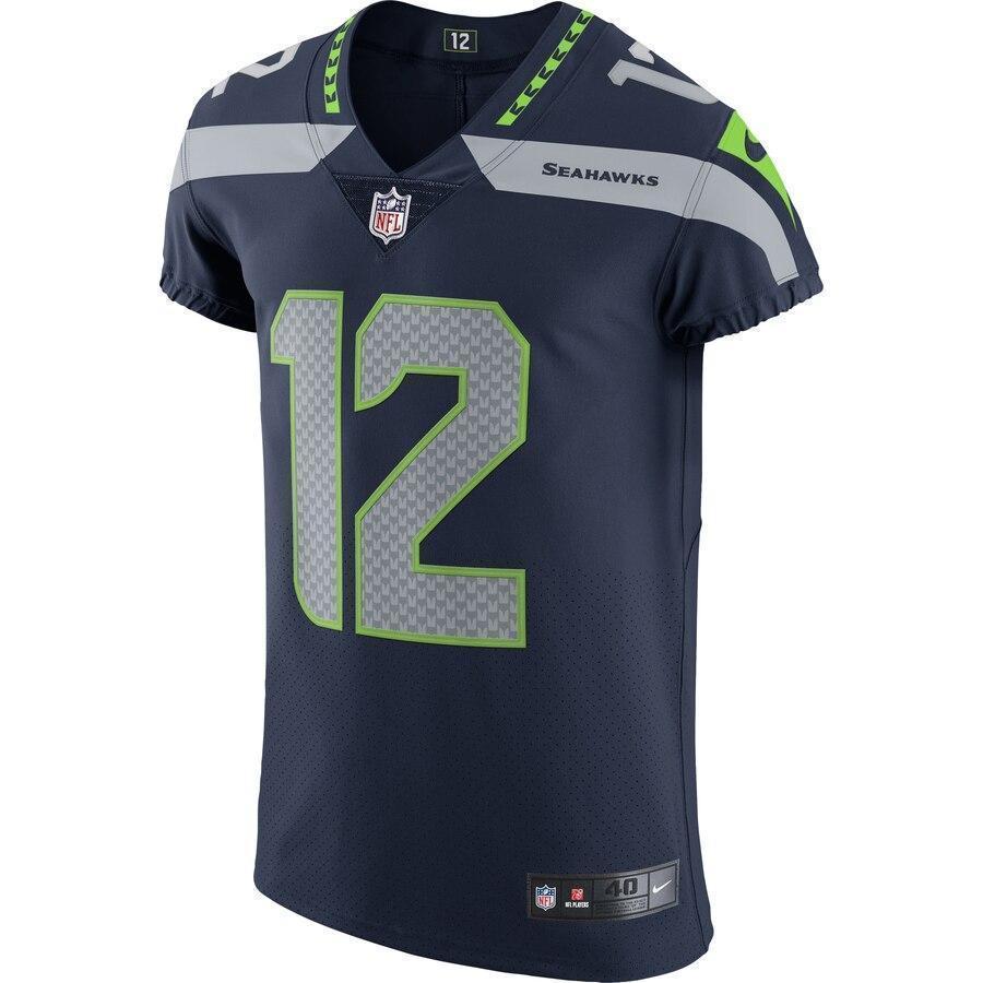 12s Seattle Seahawks Nike Vapor Untouchable Elite Player Jersey - College Navy