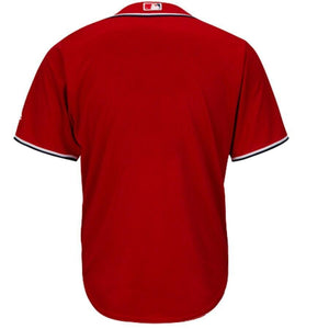 Washington Nationals Majestic Official Cool Base Jersey - Red