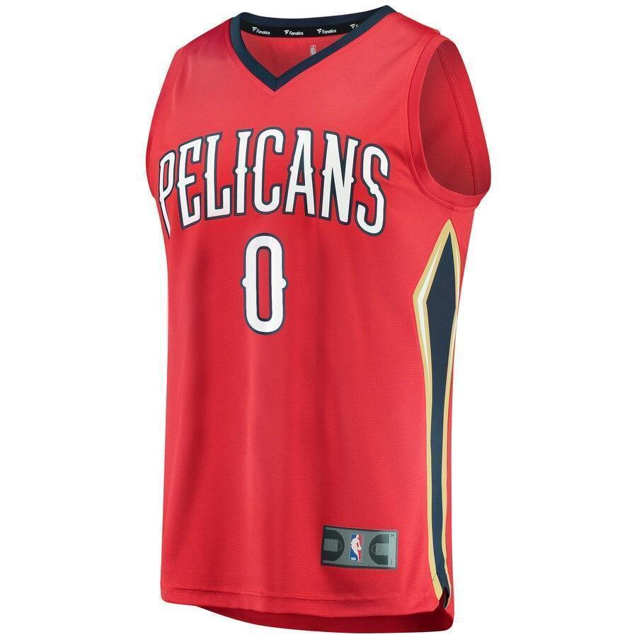 Nickeil Alexander-Walker New Orleans Pelicans Fanatics Branded Fast Break Replica Jersey Red - Statement Edition