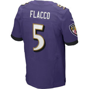 Joe Flacco Baltimore Ravens Nike Elite Jersey - Purple