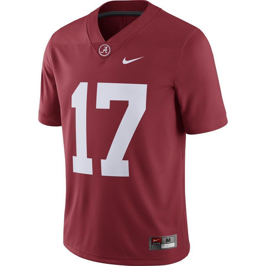 #17 Alabama Crimson Tide Nike Game Jersey - Crimson