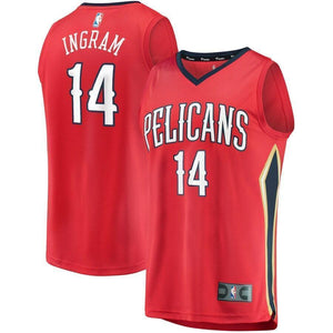 Brandon Ingram New Orleans Pelicans Fanatics Branded Fast Break Jersey Red - Statement Edition