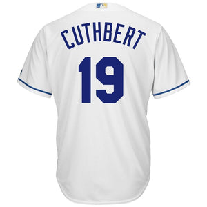 Cheslor Cuthbert Kansas City Royals Majestic Home Cool Base Player Jersey - White