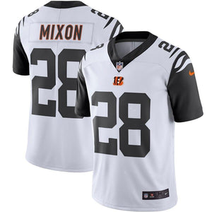 Joe Mixon Cincinnati Bengals Nike Color Rush Vapor Limited Jersey - White