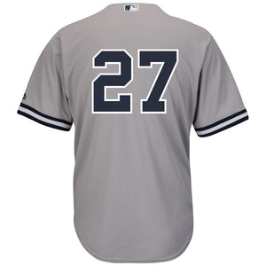 Giancarlo Stanton New York Yankees Majestic Cool Base Player Replica Jersey - Gray