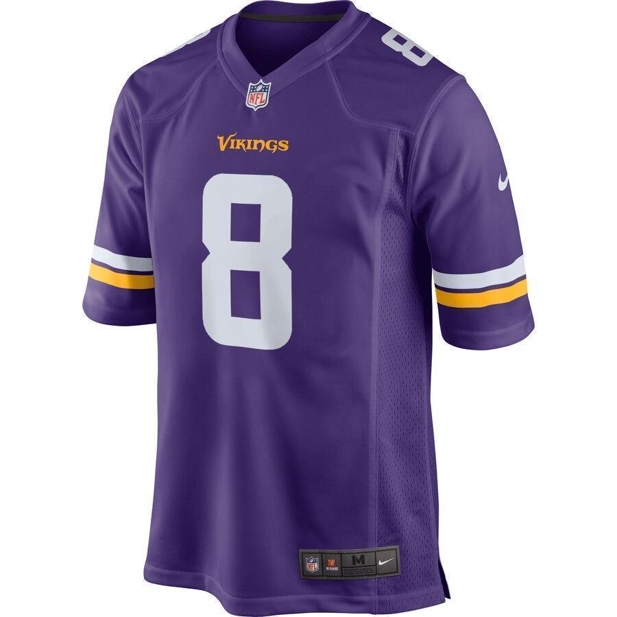 Sam Bradford Minnesota Vikings Nike Game Jersey - Purple